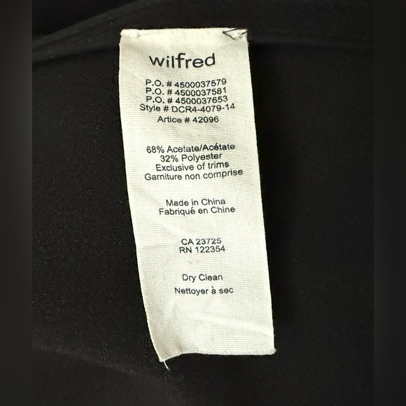 ARITZIA Wilfred Chevalier Jacket Black Blazer - Picture 12 of 15
